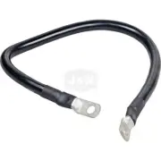 4Ga Battery Cable 16" for Golf Cart - Black, 5/16" Hole Lugs, Pre-Made