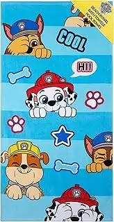 Paw Patrol Beach Towel for Kids Toddlers Soft Quick Dry Towel for Pool Swim Bath 100% Cotton Marshall Chase Rubble Vacation Essentials 55 x 28