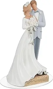 Enesco Legacy of Love Wedding Bride and Groom Newlywed Cake Topper