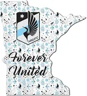 Fan Creations MLS Vancouver Whitecaps Unisex Vancouver Whitecaps Floral State Sign, Team Color, 12 inch