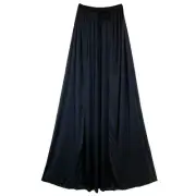 48 Long Black Cape Halloween Costume Adult Witch Vampire Magician Count Cat