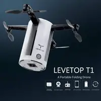 在飛比找PChome商店街優惠-美國 LEVETOP T1空拍機 無人機 便攜式 自拍 攝影