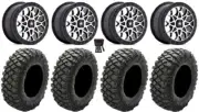 MSA Portal Beadlock 15" Wheels Mh 28" Crawler XG Tires RZR XP 1000 / PRO XP