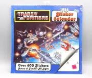 TRANSFORMERS ~ 1986 Sticker Calendar w/ 600 Stickers, Factory Sealed