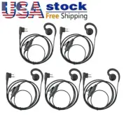 5x G-Style Earpiece Earloop Headset Fits For PR400 RDU2020 CP200 CP185 Radio