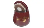 "Sherlock Holmes Classic" Ceramic Tobacco Jar - Bordeaux