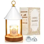 Candle Lamp Warmer with Timer and Dimmable Flameless Electric Scented Candle ...