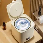 New Portable Automatic Mini Washing Machine With Drying 7L Beige AU Plug