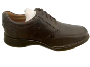 Clarks Men's Kempton Lace Dark Brown Leather Oxford Shoe