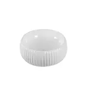 420*420*135mm Infinity Round Gloss White/Matt White Ceramic Above Counter Basin