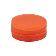 Assemble Kip Set of 4 Resin Coasters 10cm - Tomato