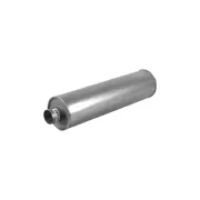 Redback Universal Truck Muffler - 6" Round 24" Long ID 2 1/4" C/C Baffled