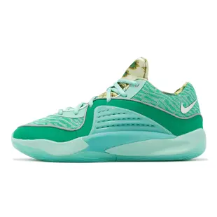 Nike 籃球鞋 KD16 EP Wanda 男鞋 綠 銀 杜蘭特 珠寶 氣墊 Durant DV2916-301