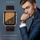 For Apple Watch 4/3/2/1 44/42/40/38mm Case Cover, Mumba Leather Protective Bands