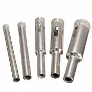 3Set Diamond Hole Saw Drill Bit Set 5/6/8/10/12mm Tile Ceramic Glass Porcelain Marble Hole Saw