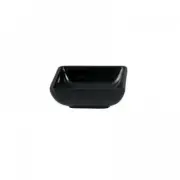 24x Melamine Sauce Dish Ramekin Black Square 70mm Ryner Commercial Plastic