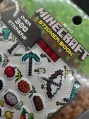 Minecraft Official Game Sticker Book Set - Includes 4 Sheets (300+ Stickers)