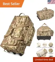 120L Duffle Bag for Men and Women Large Luggage Bag with Wheels Travel Suitcase