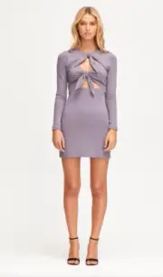 BNWT ALICE MCCALL LAVENDER REAL THING MINI DRESS - SIZE 8 AU/4 US (RRP $175)
