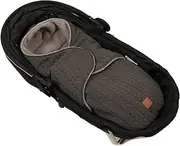 Wrappy Swaddling Blanket Knit Design Super Soft Anthracite
