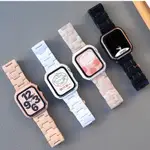 APPLE WATCH 錶帶 + 錶殼樹脂 IWATCH 錶帶 APPLE WATCH 系列 SE 6 5 4 3 2