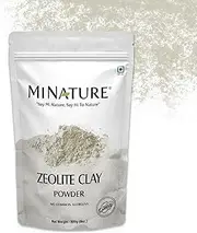 Zeolite Clay powder by mi nature | Zeolite clay | 227g(8 oz) | Absorbs excess oil | Skincare face masks, face scrubs, and body cleansers |Repair Damaged Hair | Vegan | 100% Natural