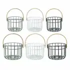 Metal Wire Egg Basket for Collecting Chicken Eggs Holder