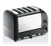 Dualit Classic 4 Slice NewGen Toaster -Matte Black Hand Built in the UK