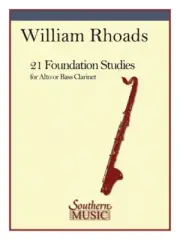 21 Foundation Studies for Alto or Bass Clarinet by William E. Rhoads - HL0377030