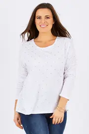 Star Burst L/S Tee--ELM-8112009