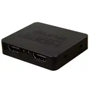 HDMI 1 In 2 Out Splitter Amplifier Duplicator Full HD 4K 2K 3D V1.4 DVD HDTV