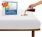 Full Size Waterproof Mattress Protector, Full Mattress Cover Pad Waterproof with