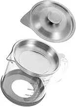 iplusmile Filtered Oil Jug with Fine Mesh Strainer Grease Container for Cooking Kitchen Oil Storage Versatile for Juices and Soups Easy to Use and Clean