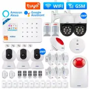 Wireless Home WIFI GSM Alarm Home Security with Motion Detector Sensor Burglar