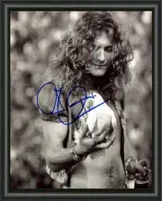 ROBERT PLANT - LED ZEPPELIN - A4 SIGNED AUTOGRAPHED PHOTO POSTER