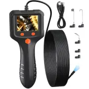 HD 1080P Industrial Endoscope Camera IPS Screen Borescope 8mm Inspection Camera
