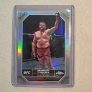2024 Topps Chrome UFC - MARCIN TYBURA Silver Refractor Card #122