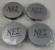 NEΣ Precision / Sigma Silver Custom Wheel Center Cap Caps (Set 4) # 188 NEW!