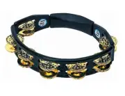 Latin Percussion LP174 Cyclops Hand Held Dimpled Brass Tambourine