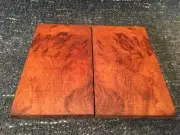 Jarrah Burl wood slices knife scales Epoxy Resin casting. Jewellery making