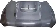Carbon Fiber/Frp Unpainted Engine Hood Bonnets Engine Covers Car Styling Compatible for Ford Mustang Car Body Kit 2015 2016 2017(1)