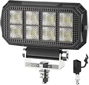 LED Pod Lights | Waterproof 3.5 Inch Square LED Spotlights | Shockproof Adjustable Automotive Accessories Supplies for Truck Boat Motorcycle Trailer Tractor