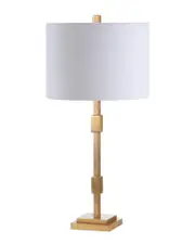 JONATHAN Y 29in Windsor Gold Leaf Table Lamp