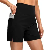 [RPAEOY] Women's Swimming Shorts, Quick-Drying Board Shorts, UV Protection Bikini Shorts with Pockets, Swimming Trunks, Hand Pocket, Sports Shorts for Swimming, Running, Leisure