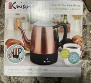 New Euro Cuisine 4 Cup Coffee Percolator Box Has Been Opened But New