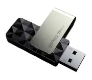 256GB Silicon Power B30 Blaze USB3.0 Flash Drive Swivel Style Black