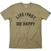 Fasthouse Die Happy Tee | Army Green | Sz S