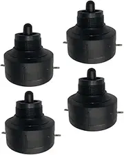 BUGUUYO 4Pcs Car Tweeter Horns for Audio Systems High Pitched Sound Replacement Stylish Piezoelectric Design for Auto Accessories