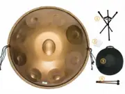 9 Note G Minor Handpan Drum Stainless Steel Percussion Hand Pot 18inch 6KG w/BAG