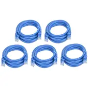5x 8Ware 2m Cat6a UTP Snagless Ethernet Cable LAN RJ45 Network Connector Blue
